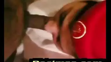 Amateur Indian sucking cock in room