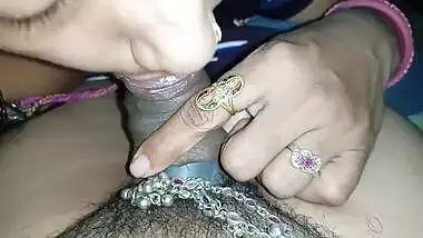 Newly Married Wife Sucking Cock Very Hard Cum