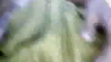 Indian teen shows her hairy twat inside the car.