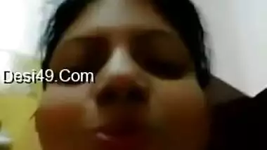 Landlady's ass is so huge that her Desi tenant films the porn video