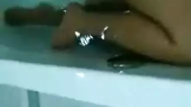 Delhi wife seduces hubbys friend in bathtub hubby records