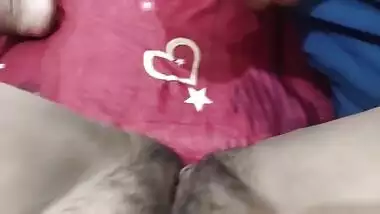 Hot And Romantic Indian Girl Fingering Masturbating With Boyfriend In Hairy Pussy