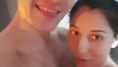 Hot Indian babe rides on Australian BF’s dick in NRI porn