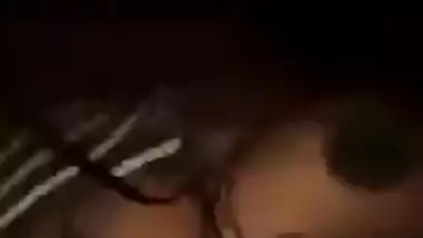 Indian female reveals natural XXX boobs and slowly masturbates