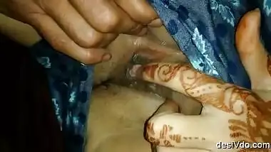 Newly married desi bhabhi pussy rubbing and showing panty part 2