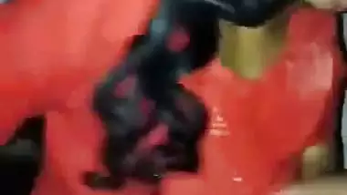 Man enjoys a lady’s desi chudai while shooting MMS
