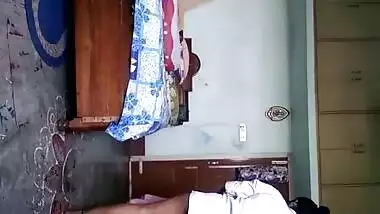 Sexy Booby College Girl Dress Change Selfie Video