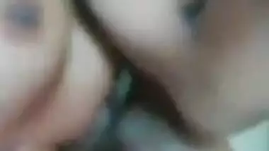 Beautiful Indian XXX wife have foreplay sex with her husband MMS