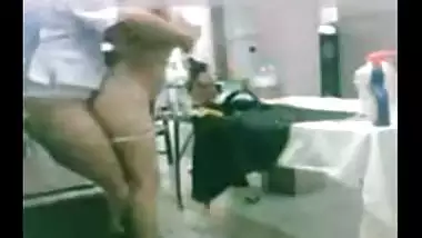 Drilling sexy wife while she is working