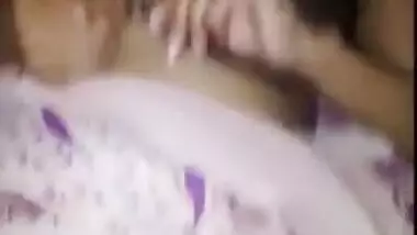 Indian Aunty with Neighbour while his husband is away