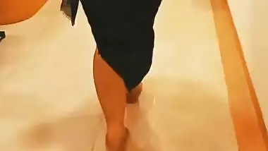 Huge Boobs In Indian Chubby Girlfriend Walks In Slow Motion Sensual Showing Her Huge Cleavage