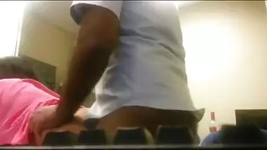 Sexy Desi girl gives blowjob and gets fucked in the office, 3 clips