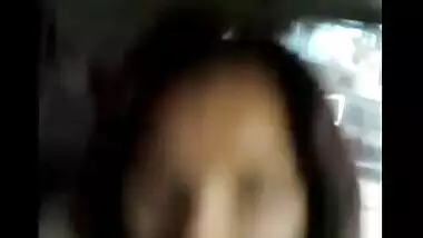 Fucking inside car with girlfriend for desi outdoor sex video