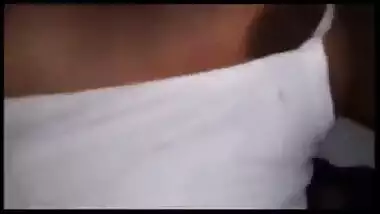 Desi booby girl oral-service sex action with her professor