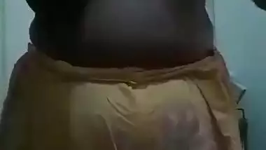 Horny BigBooby Girl Pressing Own Boobs
