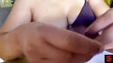Working From Home Topless - Exposing Her Big Milky Titties