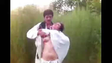 Desi legal age teenager have outdoor enjoyment with her wicked uncle