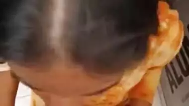 Young desi XXX girl sucks her boss’ cock in his house MMS