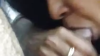 Aunty Sucking Uncut Dick Like She is Sucking Chocolate…Hot Desi Mature Blowjob…