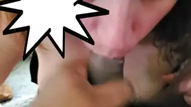 Sloppy blow job w/ neighbor while his wife's at work- uncircumcised native & Big Breasted Woman POV