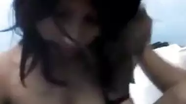 Sexy Hindi hot movie scene of an youthful pair in a hotel room