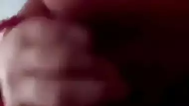 Desi bitch exposes boobs and pussy secretly from husband in XXX video