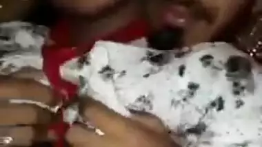 Indian chick kisses her sex partner and allows him to touch XXX tits