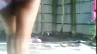 Indian Desi Petite Couple Fucking Outdoor While...