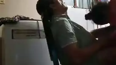 Threesome sex video of a son and father fucking a whore