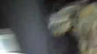 Indian village girl plays with cock while on Honda scooter