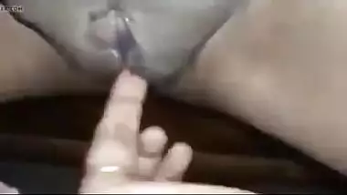 Tamil sex movie of an dilettante wench gratifying her fur pie with a sex toy