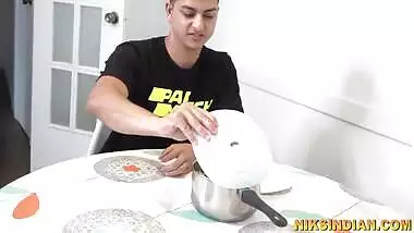 Angry Son Sucks Big Boobs Of Stepmom And Fucks Her